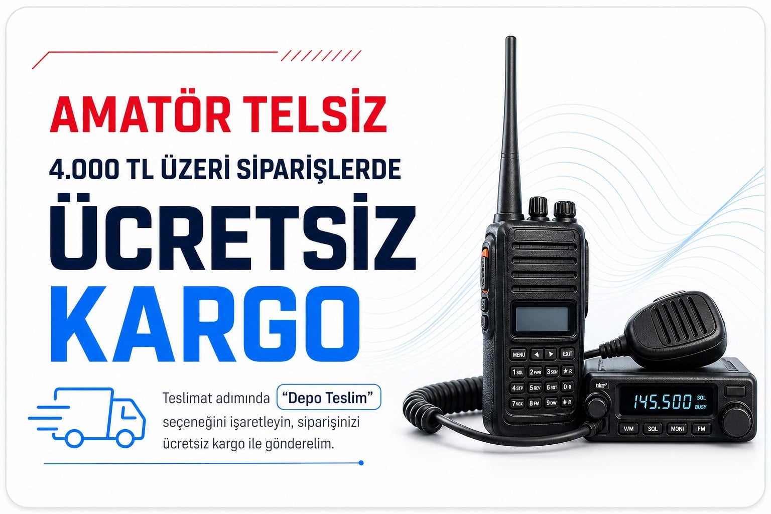 ücretsiz kargo seçeneği