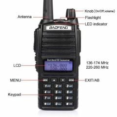 Baofeng UV-82 El Telsizi-TYPE C Bataryalı