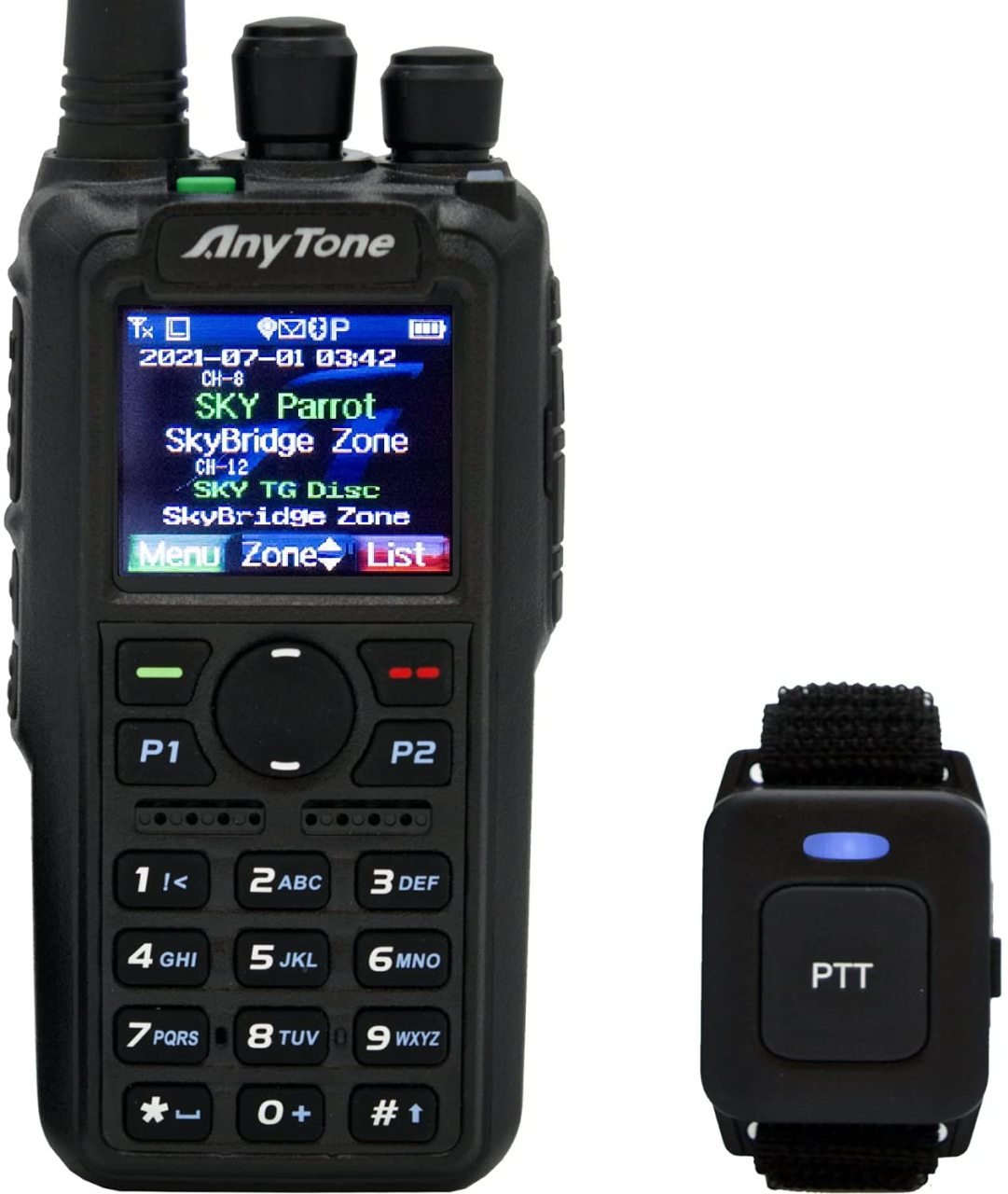 ANYTONE AT-D878UV II PLUS GPS BT DMR/ANALOG - Telsiz Type-C Bat.