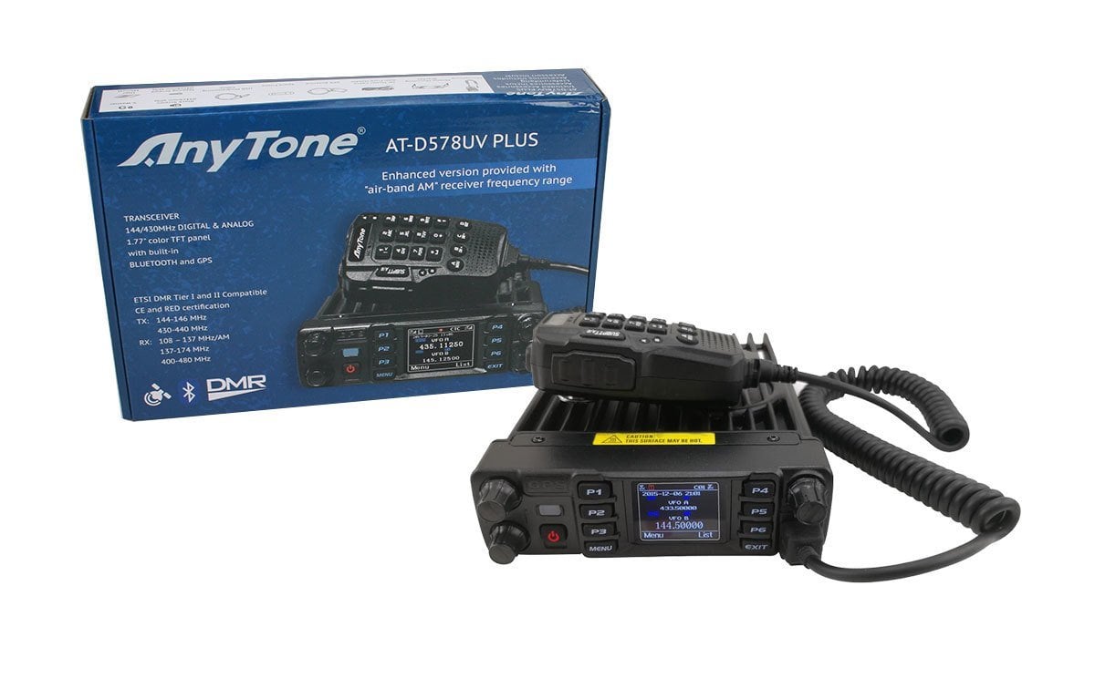 ANYTONE AT-D 578 UV PLUS Mobil Telsiz (Airband RX)