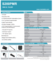 SFE S-200 A PMR El Telsizi