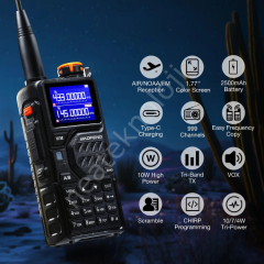 BAOFENG UV-K5 PLUS EL TELSİZİ