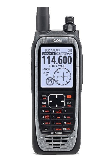ICOM IC-A25NE BT & VOR Destekli Airband El telsizi