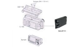 ICOM BP-272 Li-Ion batarya (IC-705, ID-52 vb. için normal kapasiteli batarya)