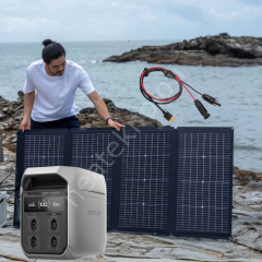 EcoFlow Süper Set (Delta3 plus+220W taşınabilir güneş paneli+ 3,5m kablo)