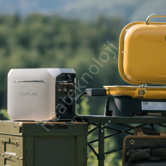 EcoFlow Süper Set (Delta3 plus+220W taşınabilir güneş paneli+ 3,5m kablo)