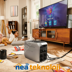 EcoFlow Süper Set (Delta3 plus+220W taşınabilir güneş paneli+ 3,5m kablo)
