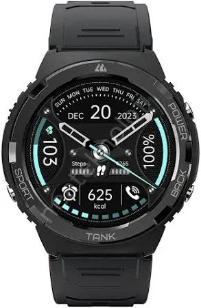 Kospet Tank S1 Akıllı Saat - Siyah - KVK Teknik Servis Garantili