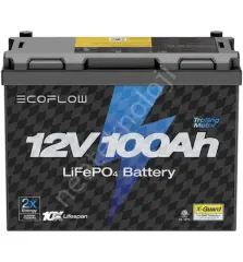 EcoFlow 12V 100Ah 4’lü Lityum Akü Seti | Tekne & Karavan İçin NEA Marine Power Kit