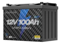 EcoFlow 12V 100Ah 4’lü Lityum Akü Seti | Tekne & Karavan İçin NEA Marine Power Kit