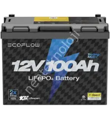 EcoFlow 12V 100Ah 6’lı Lityum Akü Seti