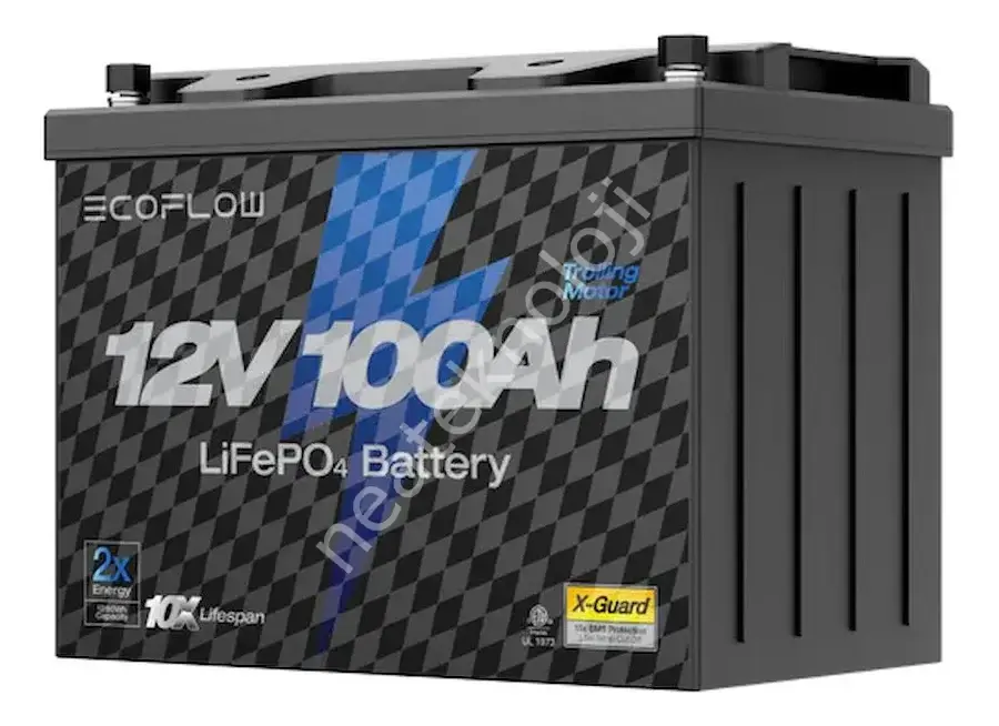 EcoFlow 12V 100Ah 6’lı Lityum Akü Seti