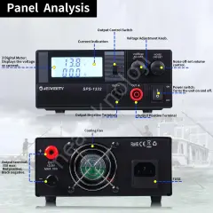 JESVERTY SPS-1332 13.8V / 30A Ayarlanabilir Telsiz Güç Kaynağı