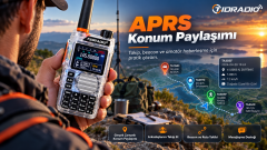 TIDRADIO TD-H9 10W GPS APRS Bluetooth Amatör El Telsizi