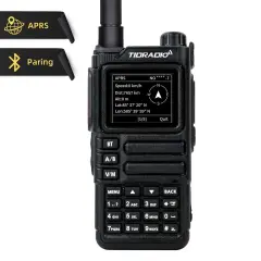 TIDRADIO TD-H9 10W GPS APRS Bluetooth Amatör El Telsizi