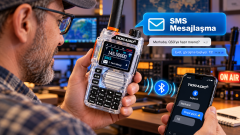 TIDRADIO TD-H9 10W GPS APRS Bluetooth Amatör El Telsizi