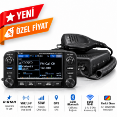 ICOM ID-5200E 50W VHF/UHF D-STAR En İyi Mobil Amatör Telsiz